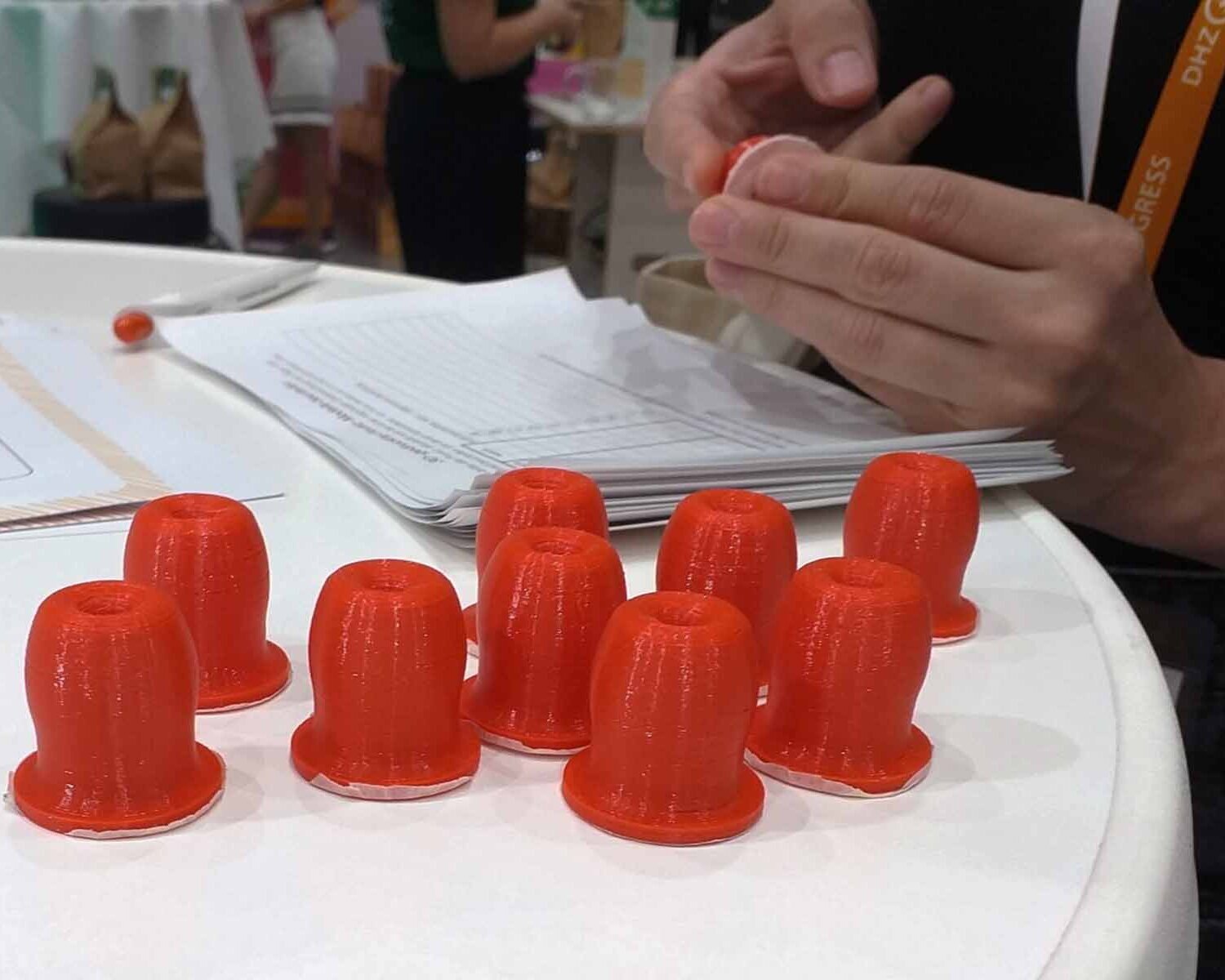 3D-gedruckte Modelle vom Muttermund
