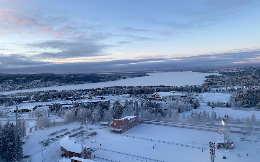 Bild Stadion im Winter