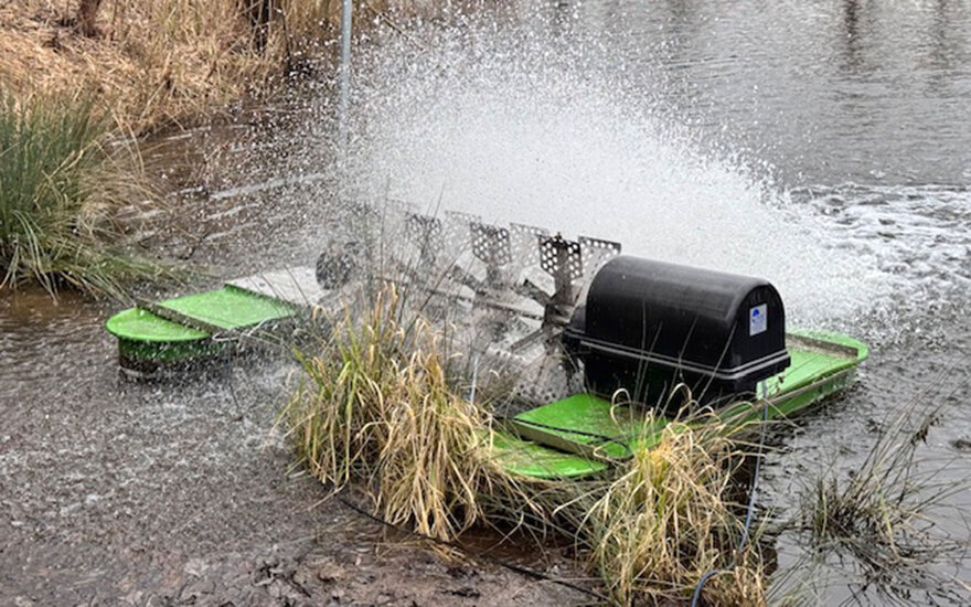 Teichbelüftungsanlage