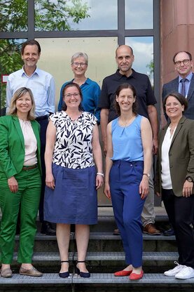 Zehn Professoren/Professorinnen aus dem Studiengang Mittelstandsmanagement.