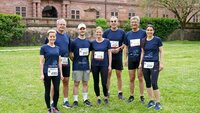 Ein Gruppenfoto, dass alle Läufer für die TH AB zeigt.