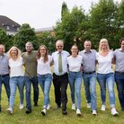 Gruppenfoto des Dekanats Wirtschaft und Recht an der TH Aschaffenburg