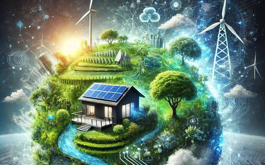 Modell Weltkugel "Klima und Energie"