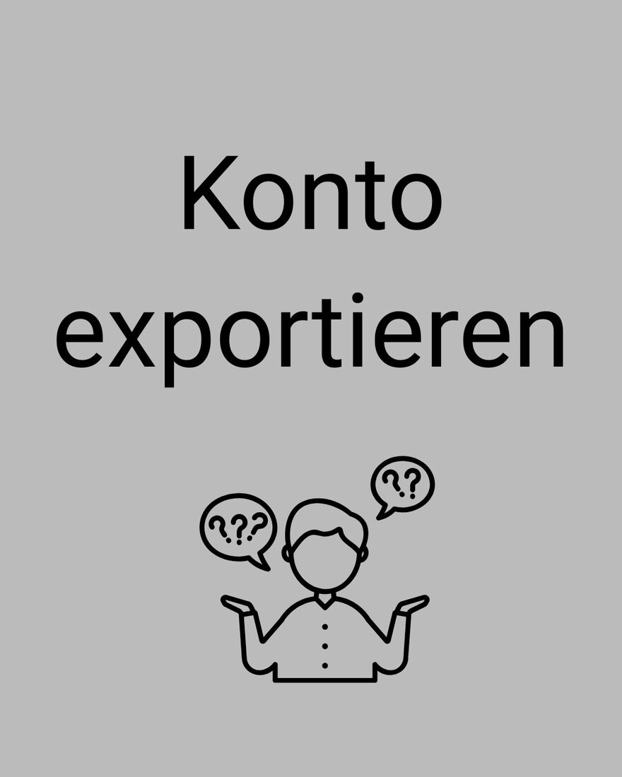 Titelbild zur Bildanleitung "Konto exportieren"