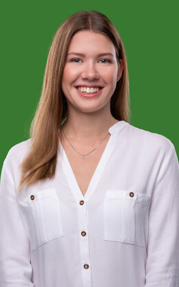 Portrait von Sandra, Testimonial im Studiengang MOMAT.