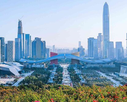 Shenzen ist eine der am schnellsten wachsenden Städte der Welt