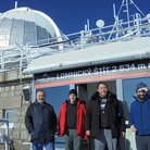 Scientists of TH AB on the Lomnický štít in Slovakia